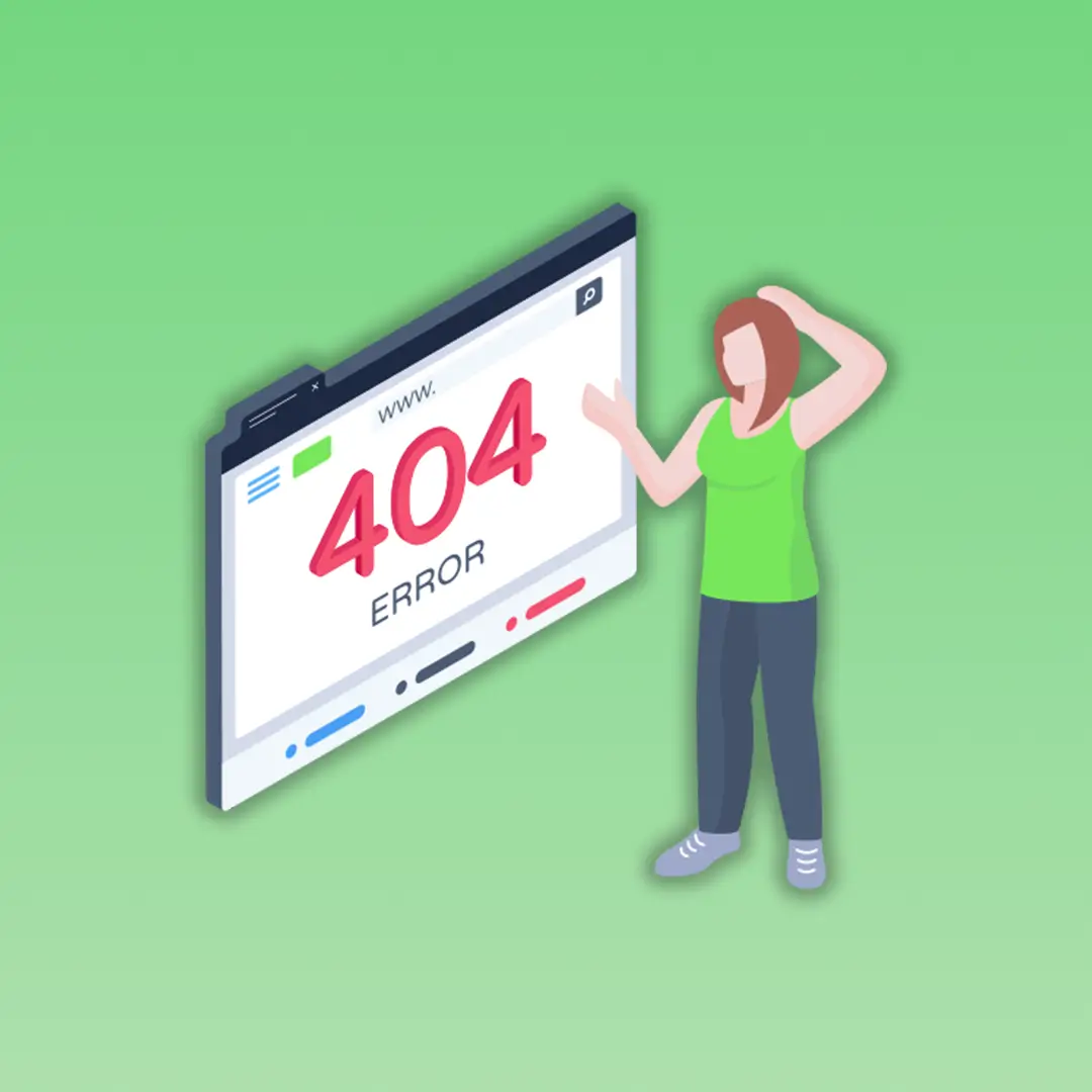Image illustrant les étapes pour corriger une erreur 404 sur son site web.